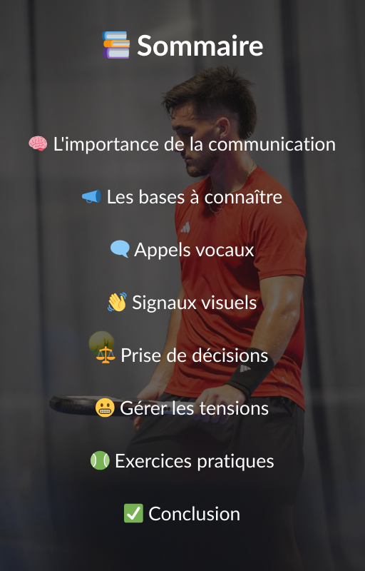 La communication en double 🎾