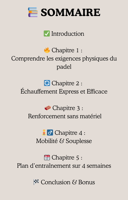 Fondamentaux Préparation Physique Padel : Guide Débutant