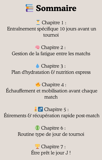 Préparation Physique Tournoi Padel : Programme Spécial Compétition